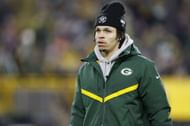 Christian Watson at Chicago Bears v Green Bay Packers